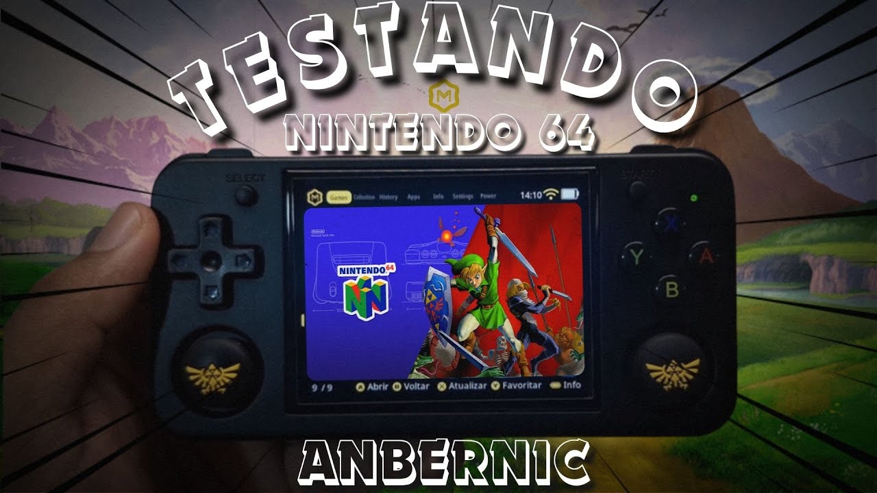 TESTANDO A PERFORMANCE DO NINTENDO 64 NO @ANBERNIC