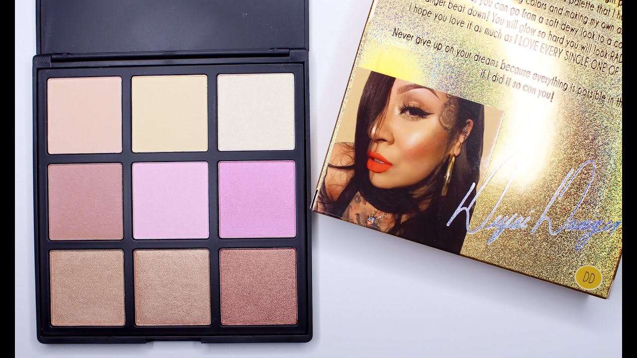 Deysi Danger X Morphe Brushes Highlight Palette SWATCHES