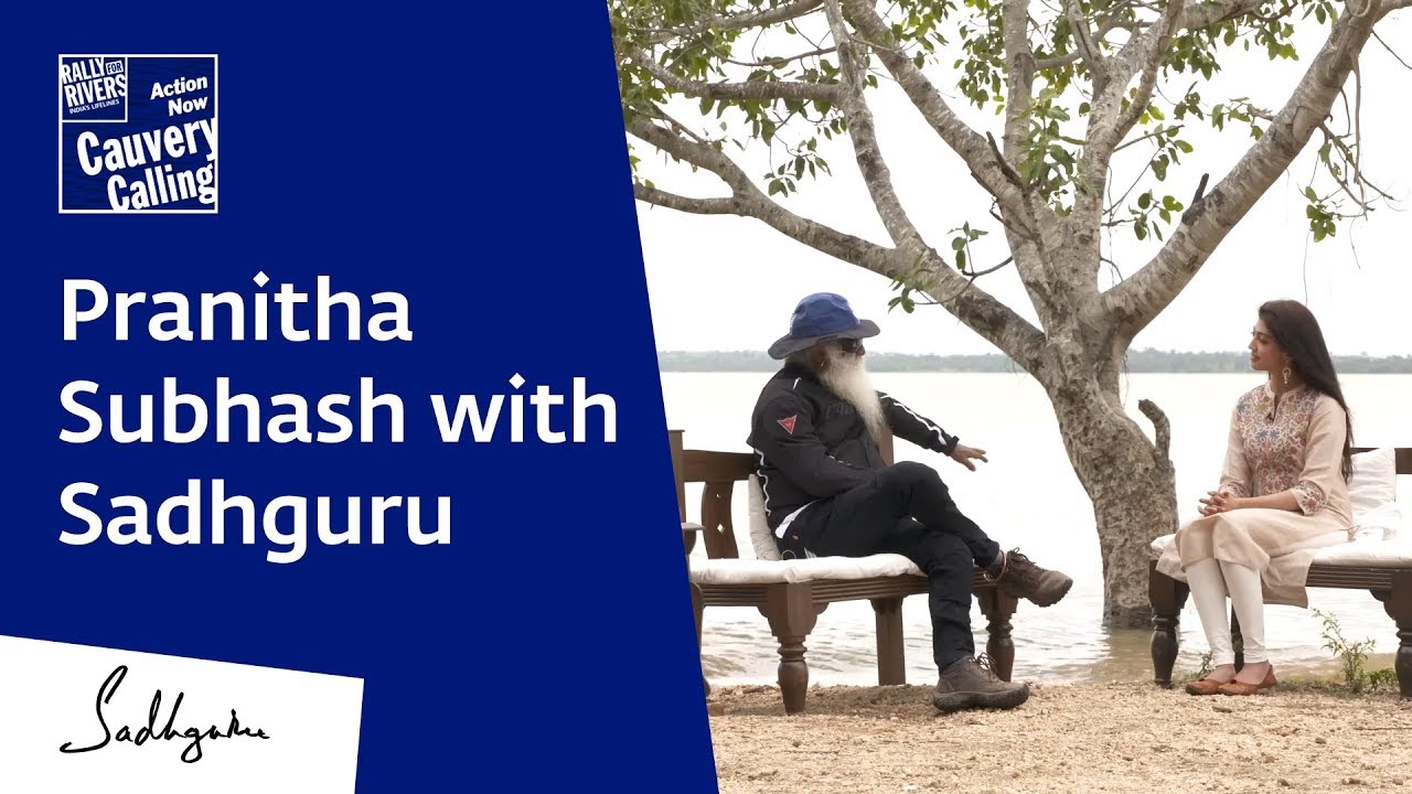 Pranitha Subhash in Conversation with Sadhguru @ KRS Dam [Full Talk]