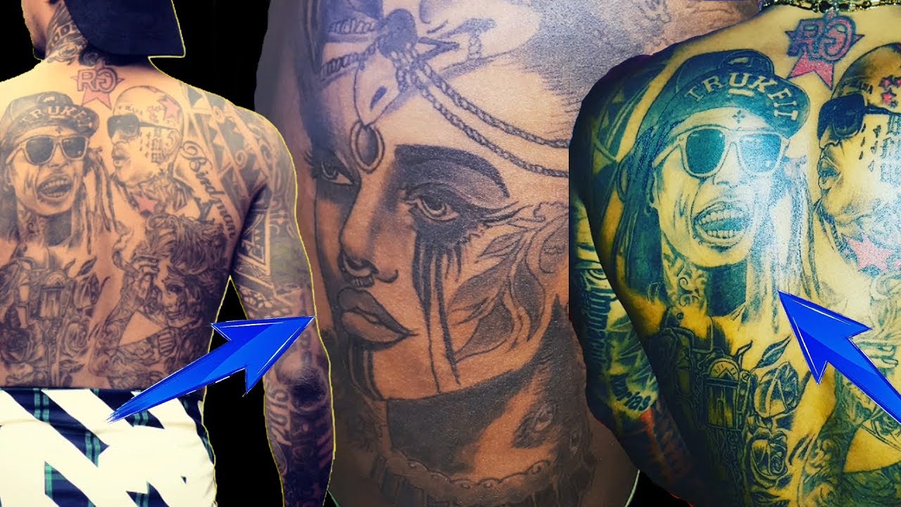 Umunyarwanda ufite tattoo nyinshi kugeza no ku bice by'ibanga