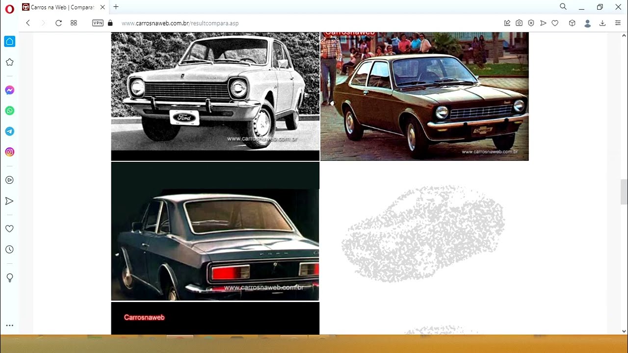 Ford Corcel 1.4 1976 vs Chevrolet Chevette 1.4 1976