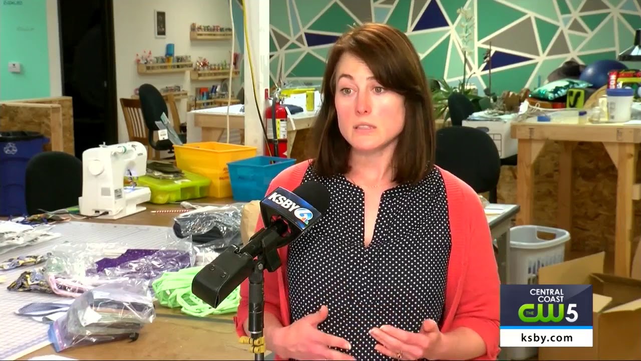 SLO Makerspace donating sewn masks to at-risk community members