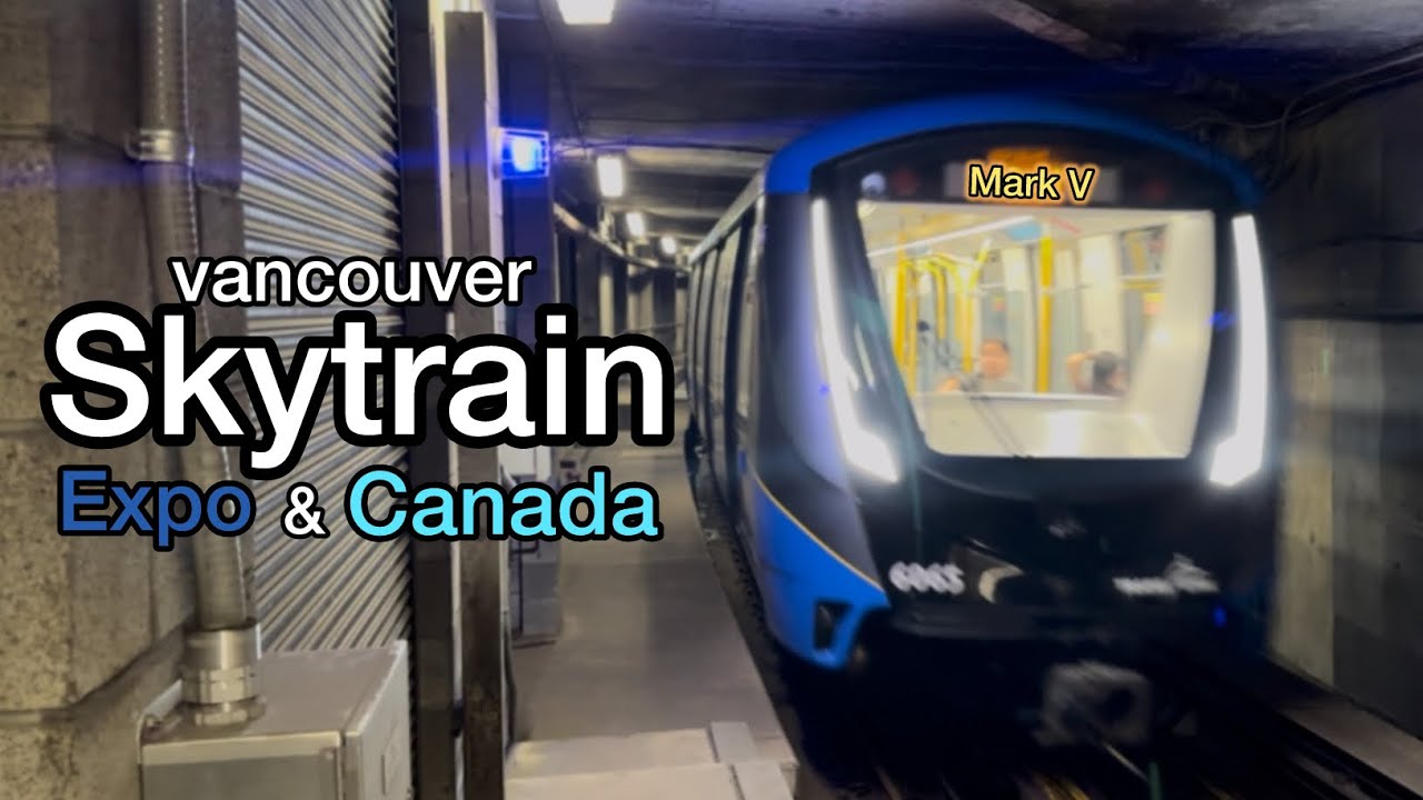 Vancouver Skytrain Canada & Expo Lines in Summer 2025 feat. Mark V