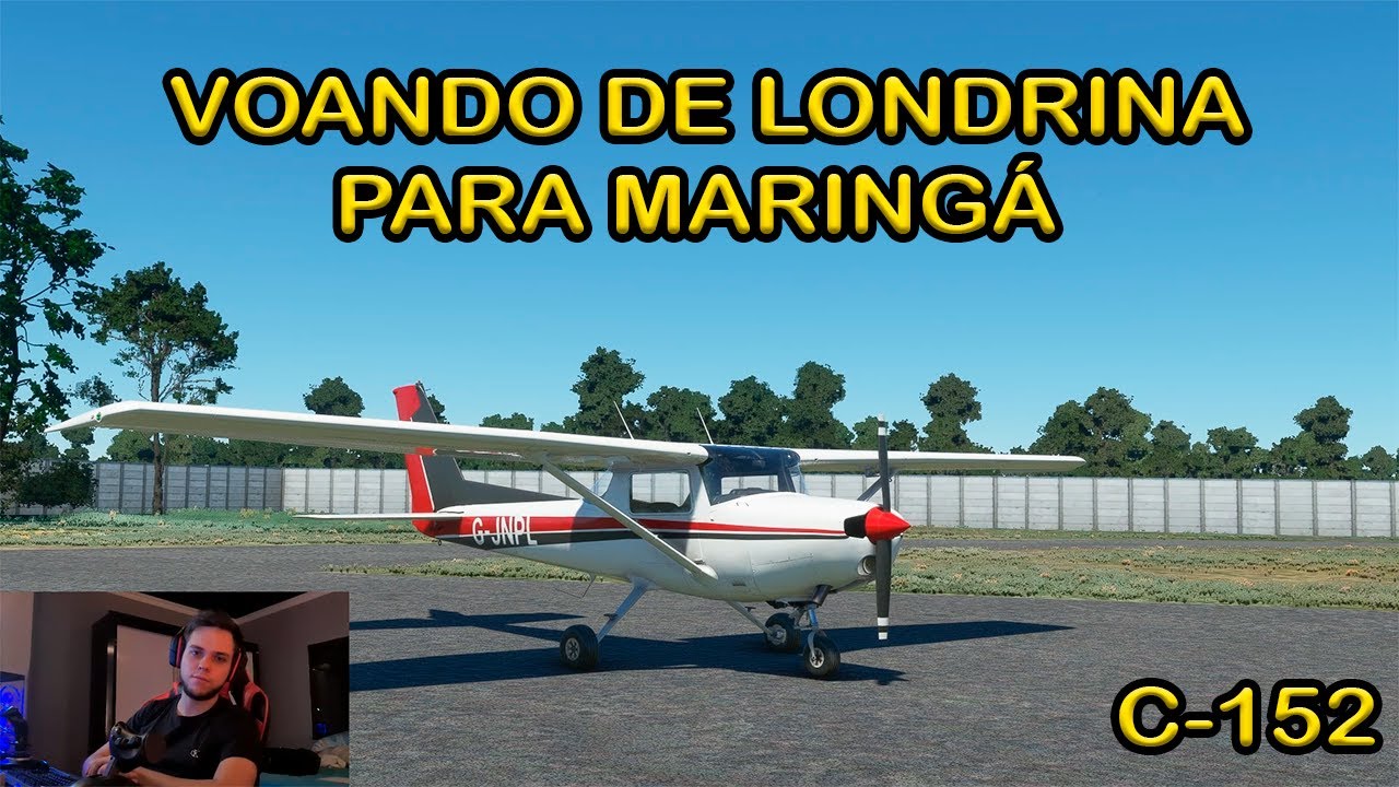 Navegação VFR de Londrina para Maringá - Microsoft Flight Simulator 2020