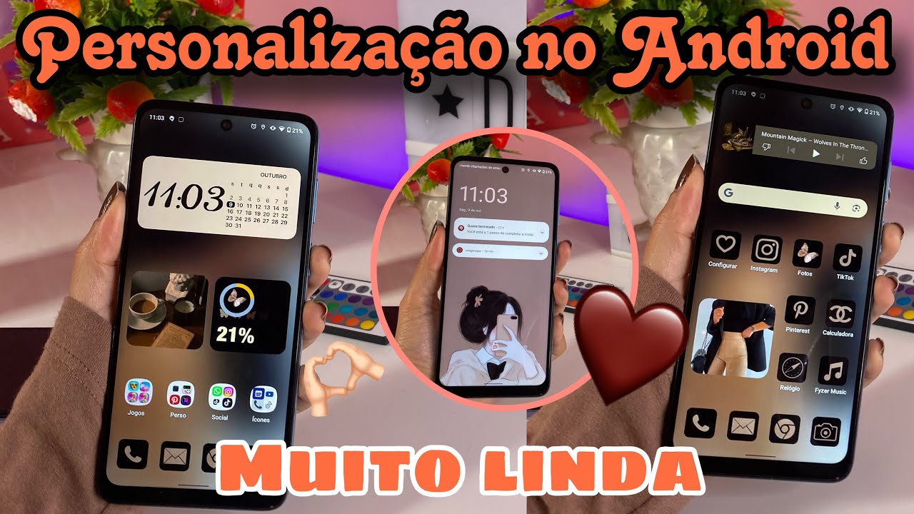 PRIMEIRA PERSONALIZAÇÃO NO MEU MOTO G22| muito rápido e fácil