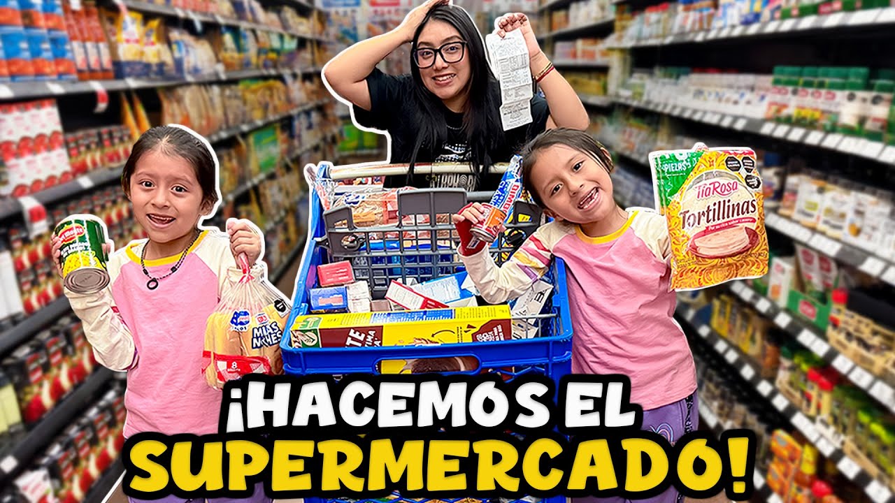 MIS HIJAS HACEN EL SUPERMERCADO 😱 FUE UN DESASTRE | Familia Daailum