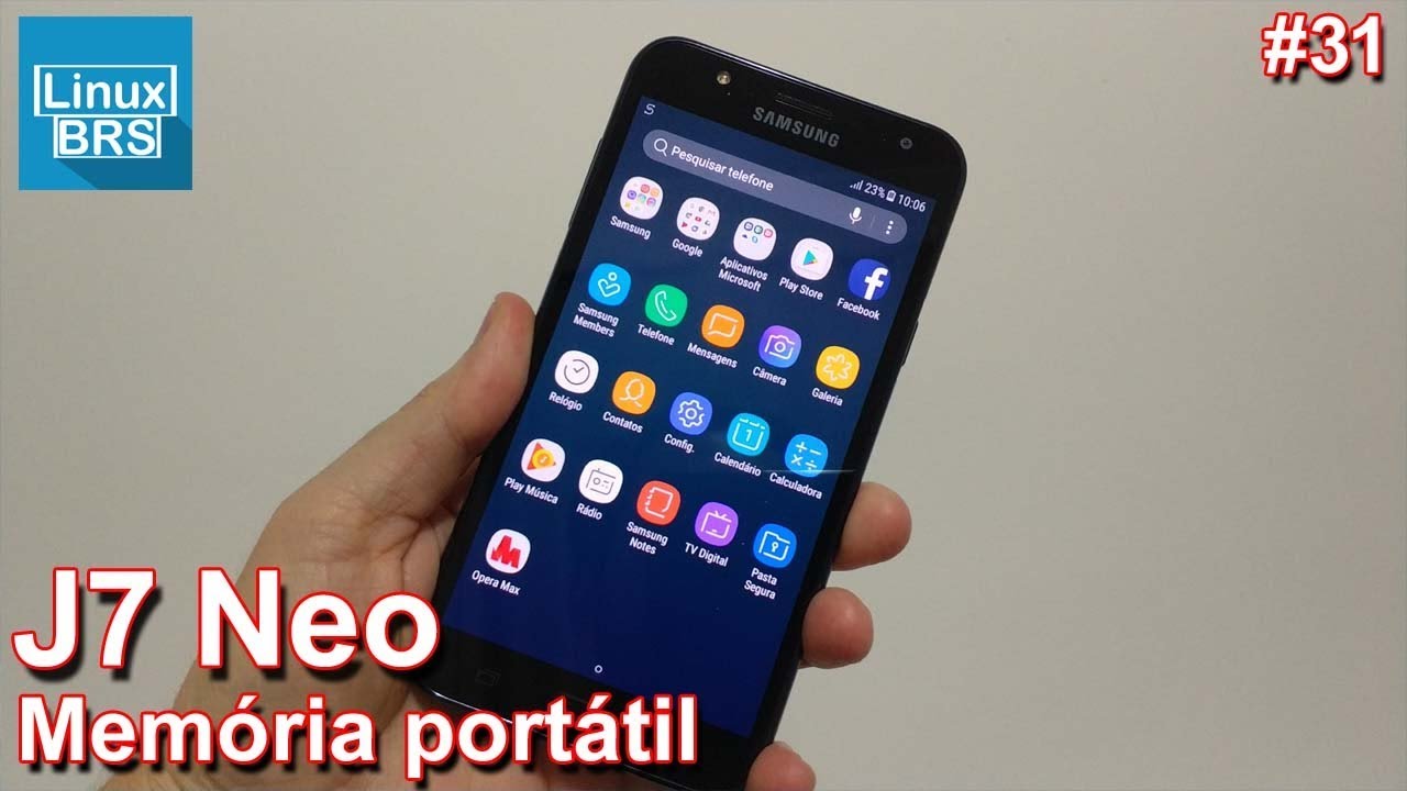 Samsung Galaxy J7 Neo - memória portátil (mover app´s?)