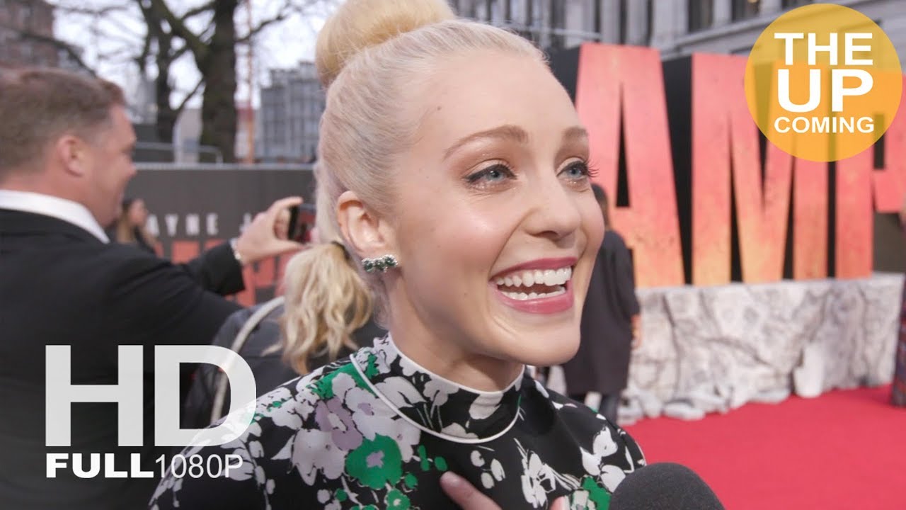 Breanne Hill interview at Rampage premiere in London