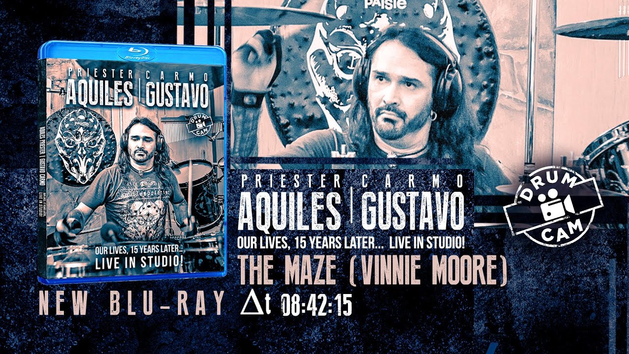 TVMaldita Presents: Aquiles Priester playing The Maze (Vinnie Moore) - AP & GC Bluray (Drum Cam)