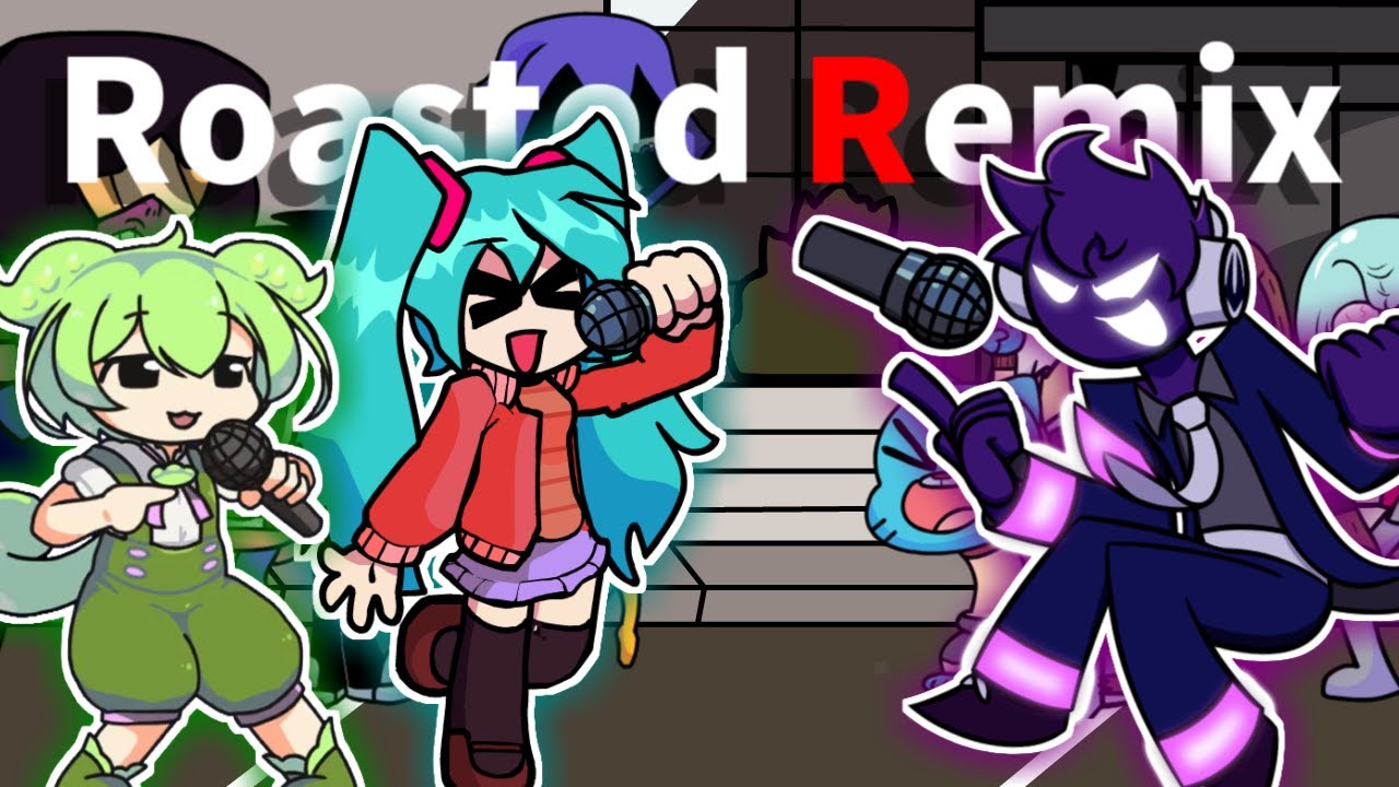 Roasted Remix but It's Miku & Zundamon vs Void