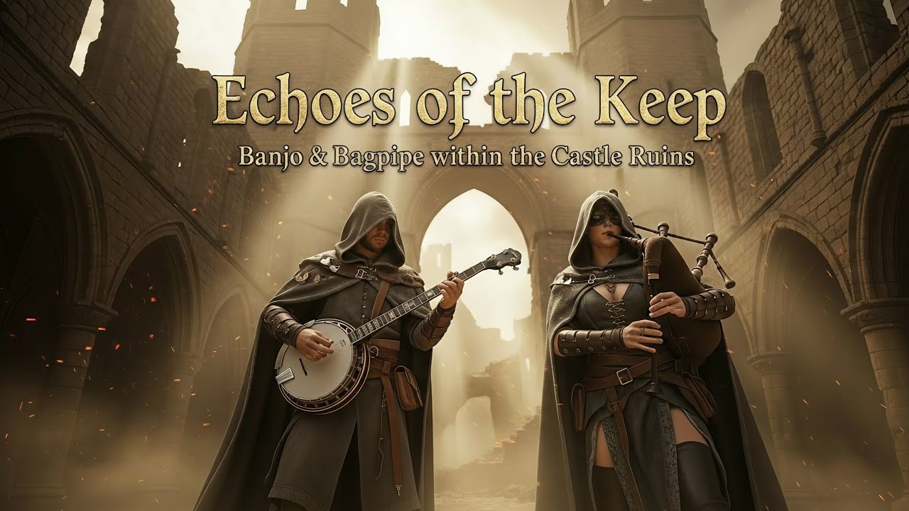Echoes of the Keep — Banjo & Bagpipe within the Castle Ruins