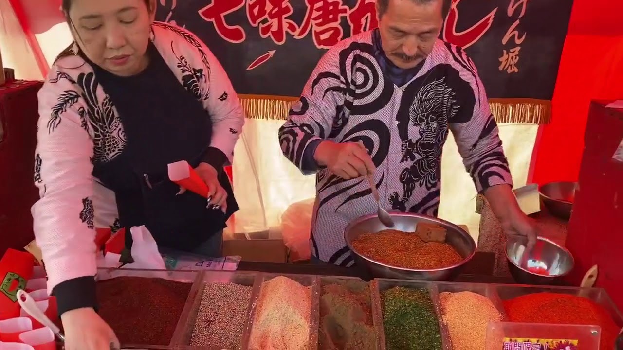 鹿沼市花市で親方七味を買ってきた。