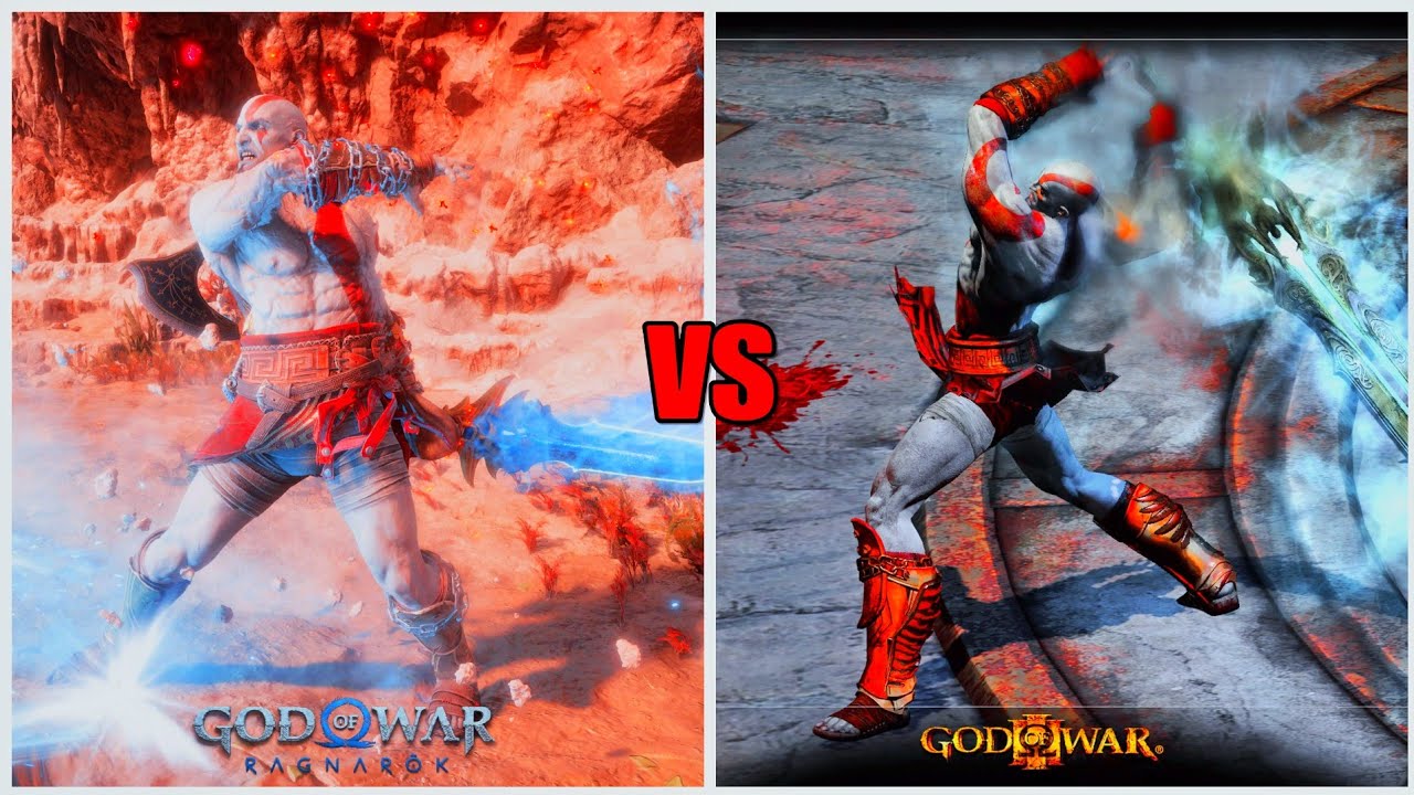 God of War Ragnarok VS God of War 3 Blade of Olympus
