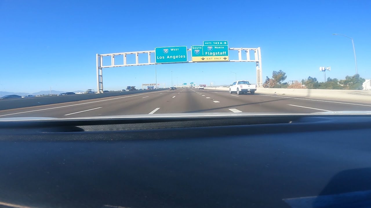 Phoenix, Arizona to Barstow, California - Interstate 10 to Interstate 40