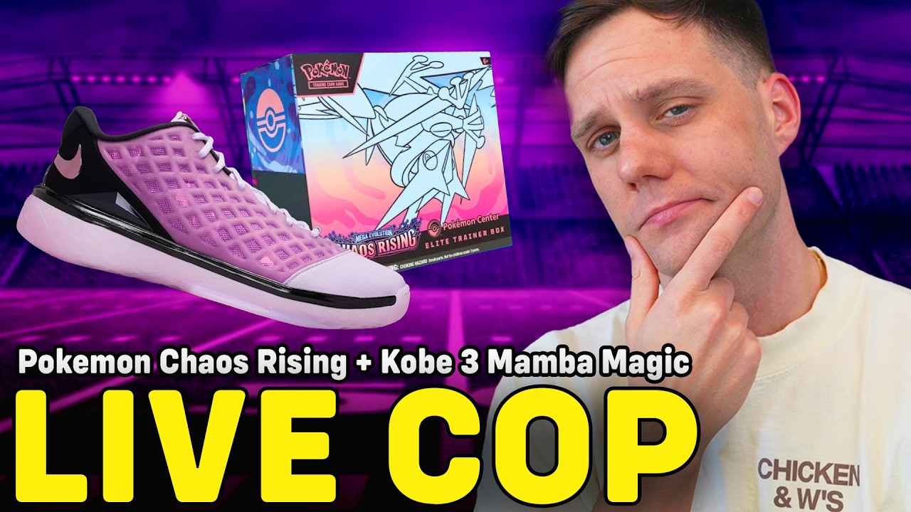 DAILY STREAM: NIKE KOBE 3 PINK QUARTZ & POKEMON CHAOS RISING SOON?