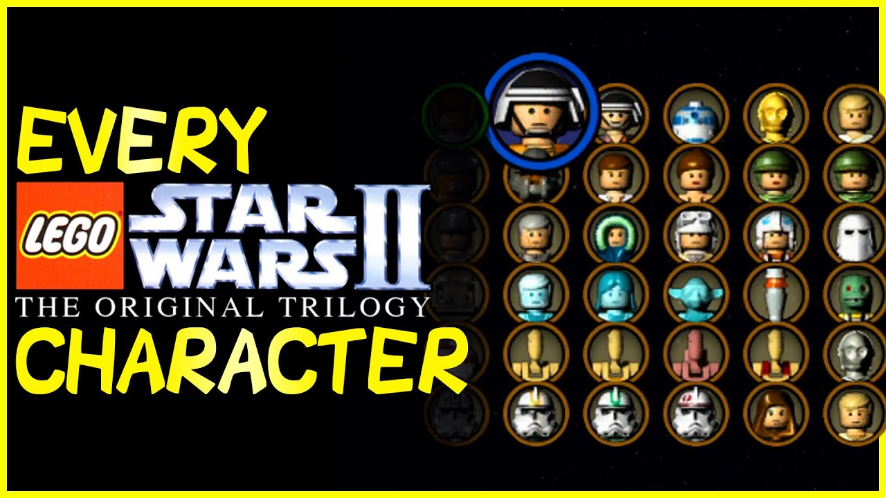 КАЖДЫЙ ПЕРСОНАЖ в LEGO Star Wars II: The Original Trilogy (2006)