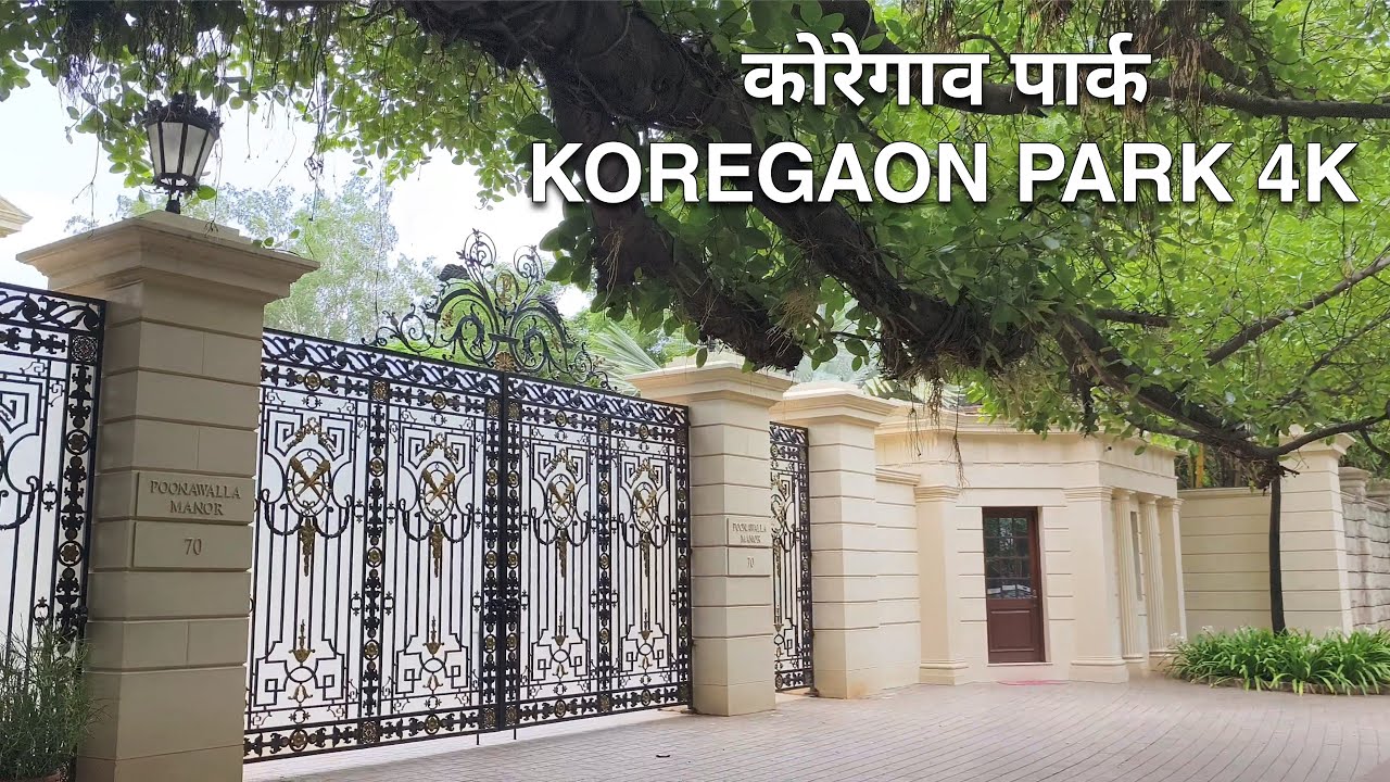 PUNE'S Billionaire's Society - KOREGAON PARK | Complete Tour in 4K | INDIA🇮🇳