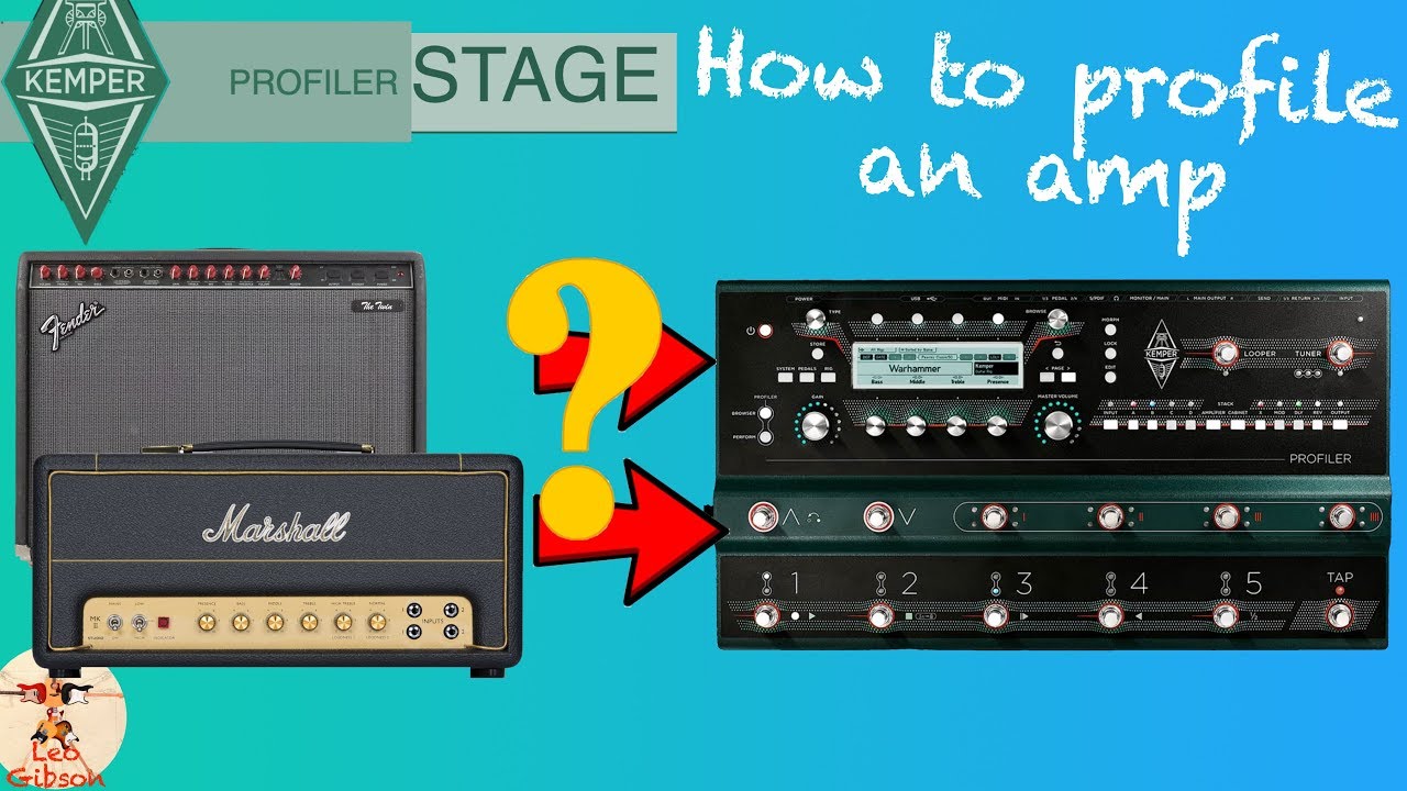Kemper Profiler Stage - Part 3: how to profile an amp (Marshall SV20 / Plexi, Fender The Twin)