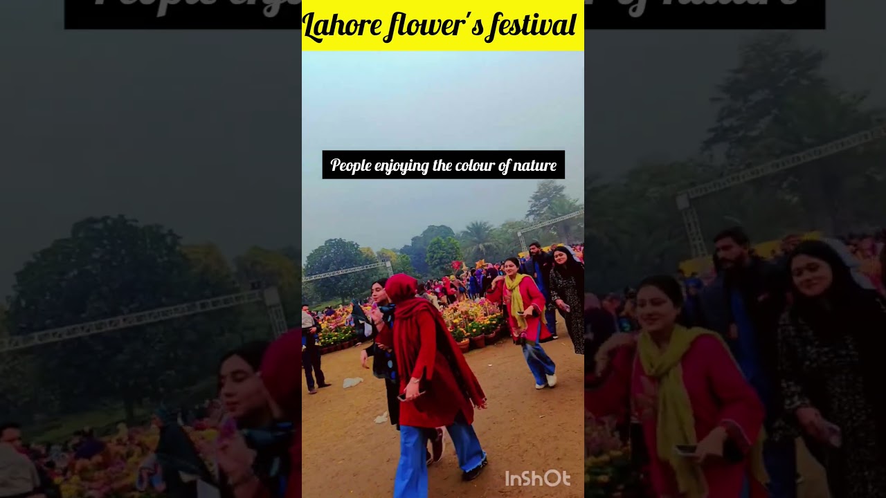 flower festival at Lahore,people hustle and bustle and their amusement at race course,mega festival
