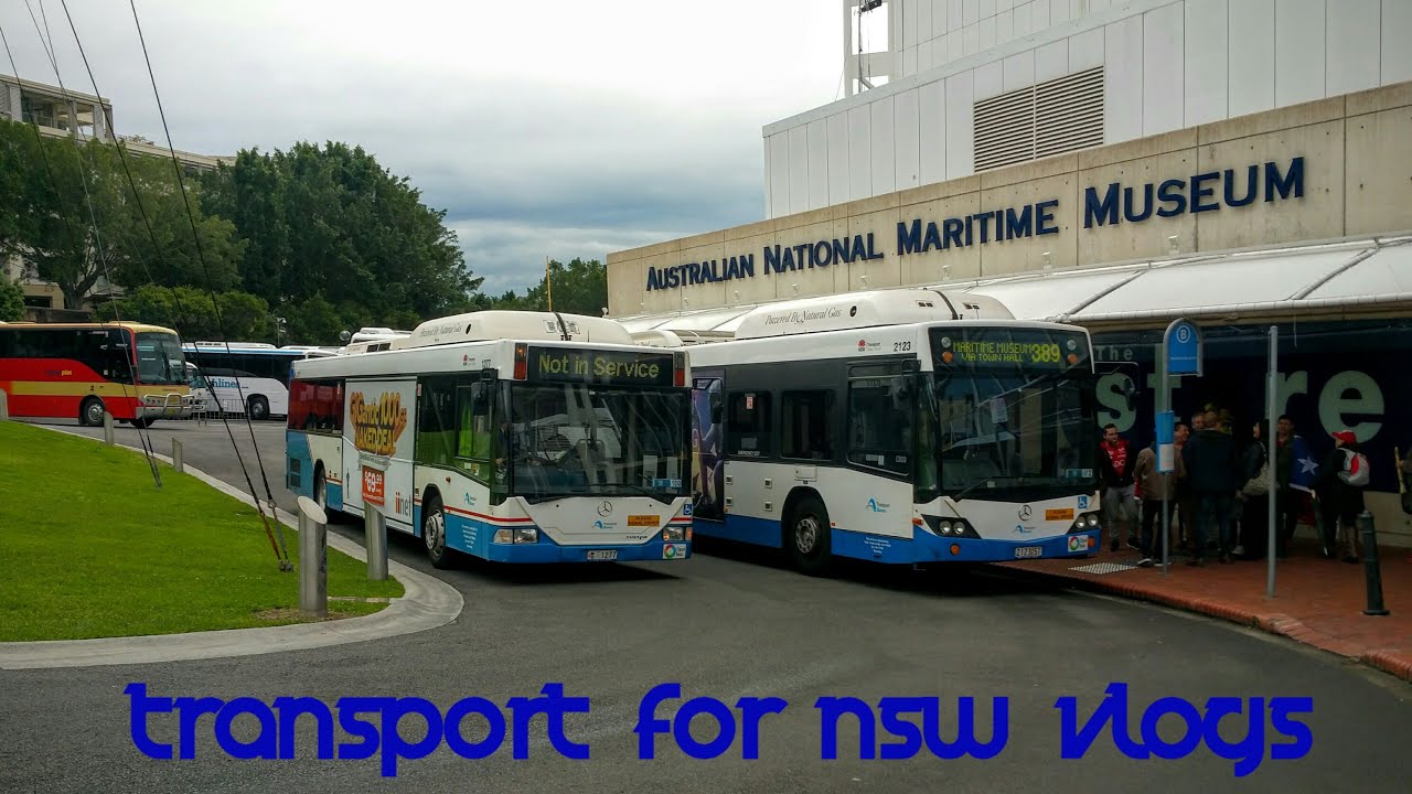Transport for NSW Vlog No.997 Maritime Museum - Buses