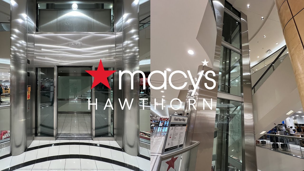 AWESOME Montgomery Hydraulic Scenic Elevators - Macy's, Hawthorn Mall - Vernon Hills, IL
