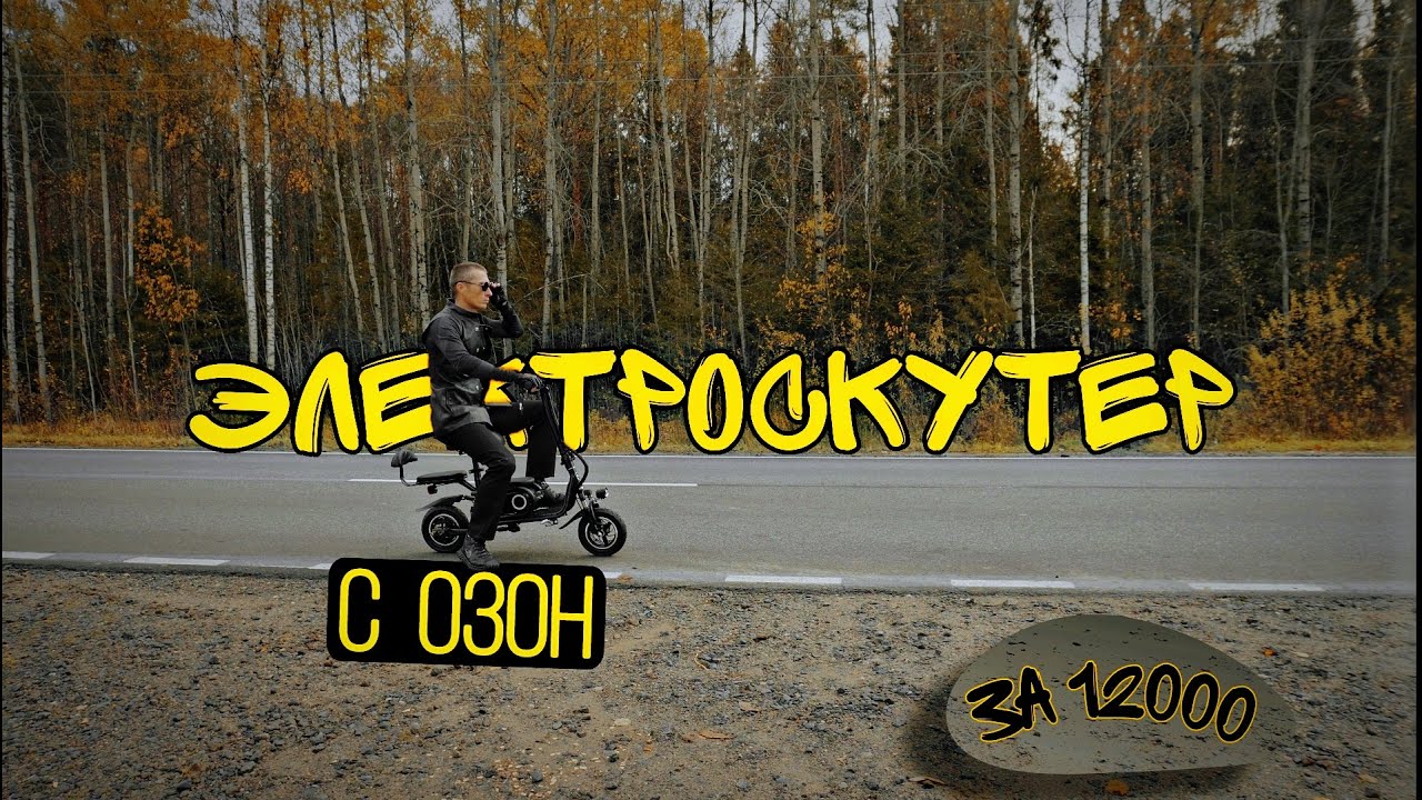 Электроскутер за 12000 рублей с Озона.