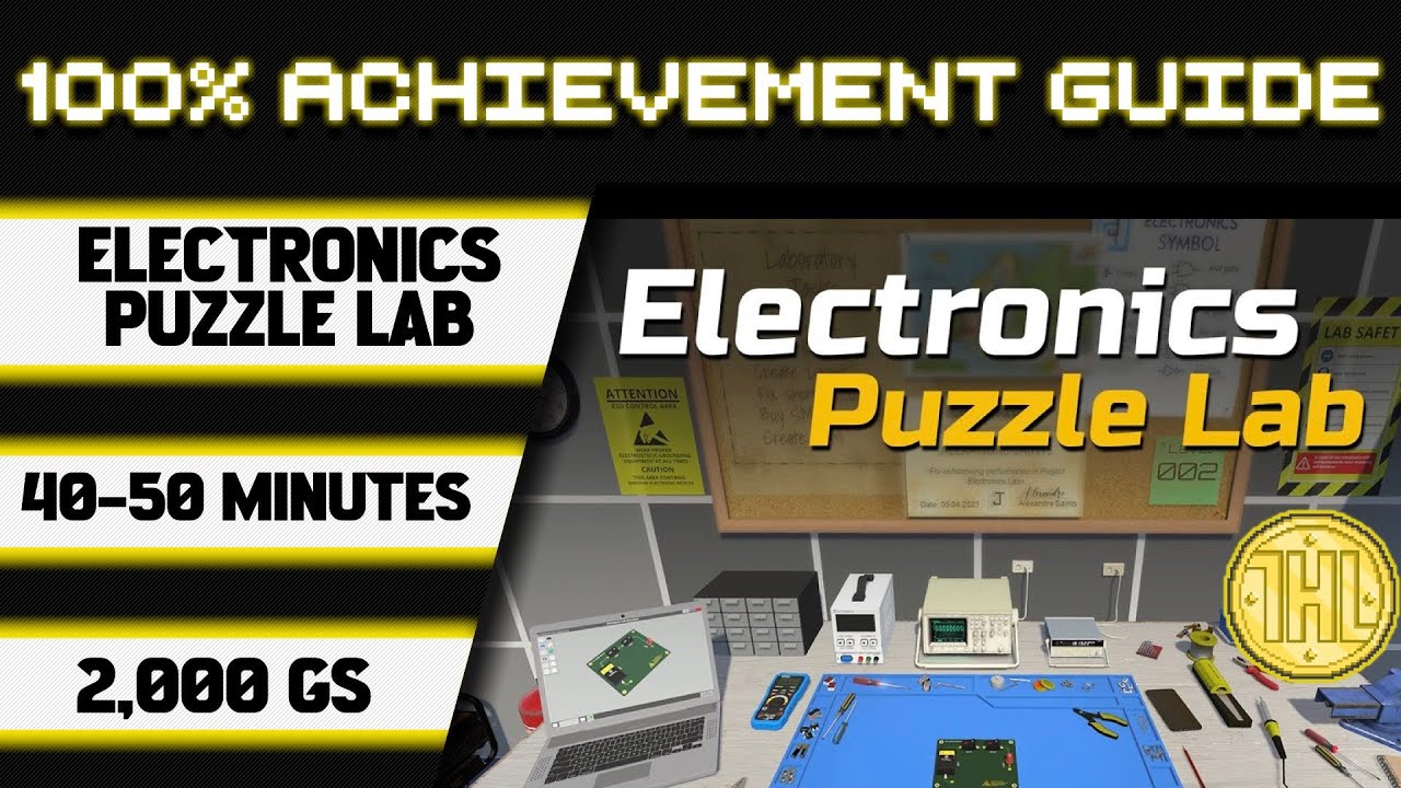 Electronics Puzzle Lab 100% Achievement Walkthrough * 2000GS in 40-50 Minutes *