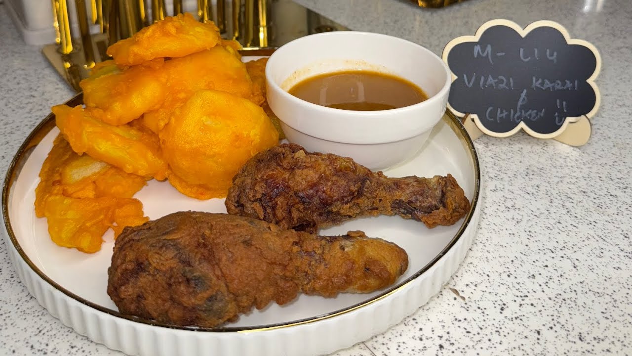VIAZI KARAI, CHICKEN AND UKWAJU. #cookingfood #mliu #cooking #potato #foodpreparation #foodie 