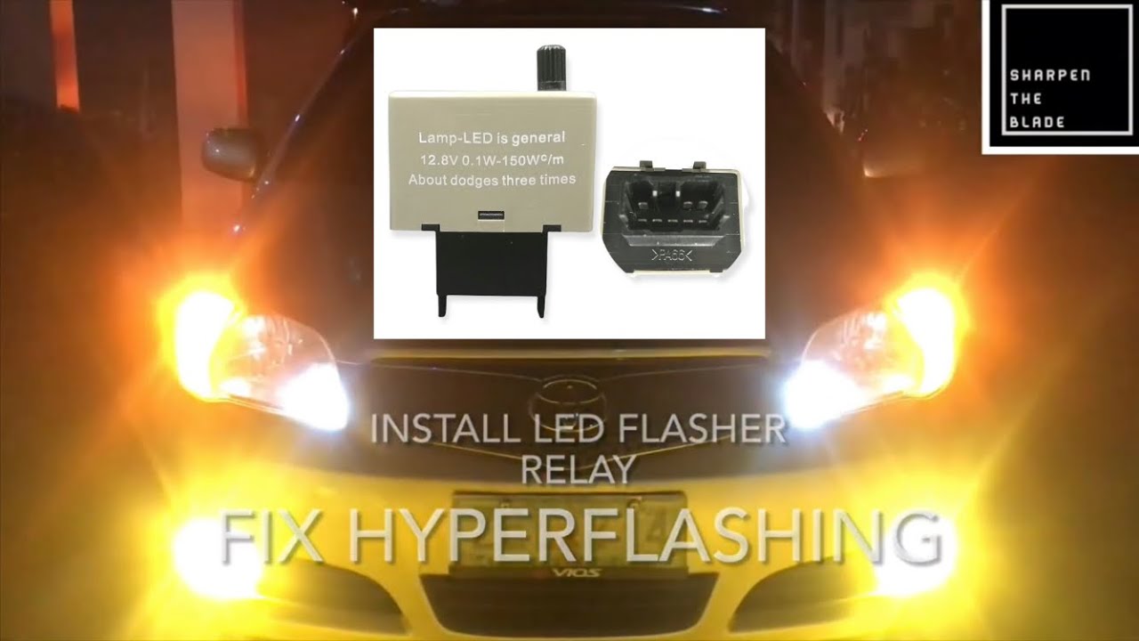 Hyperflashing LED Signal Light| How to fix| Install LED flasher Relay| Toyota Vios| DIY