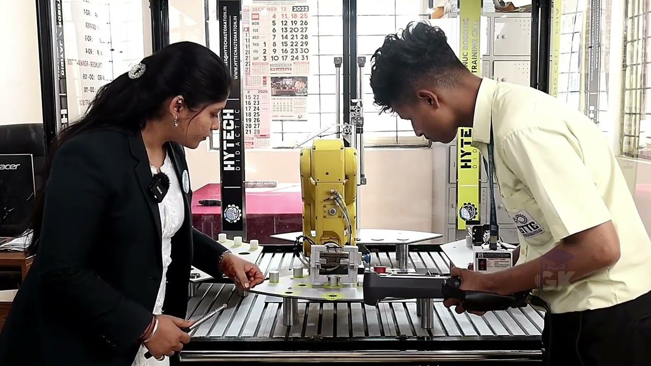 FANUC Robot Pick and Place | Experiment 1 | Industrial Robot Programming using Teach Pendant