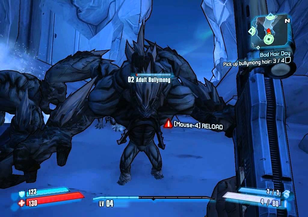 Borderlands 2 Bullymong Fur Collecting with slow motion kill