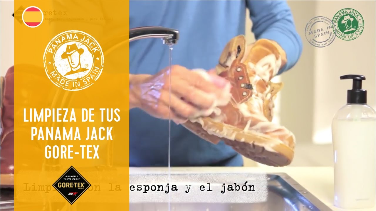 C&oacute;mo limpiar tus botas Panama Jack Gore-Tex