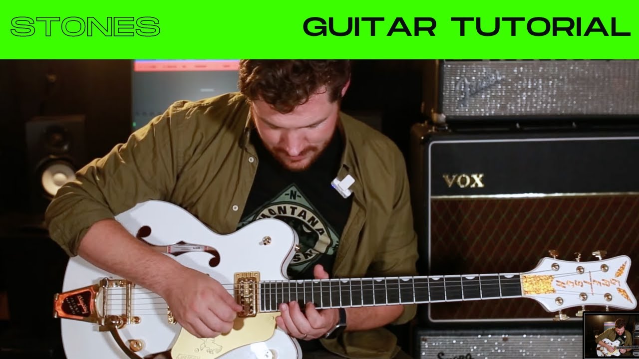 STONES - Electric Guitar Tutorial (Kim Walker-Smith) - Eli Schweyer