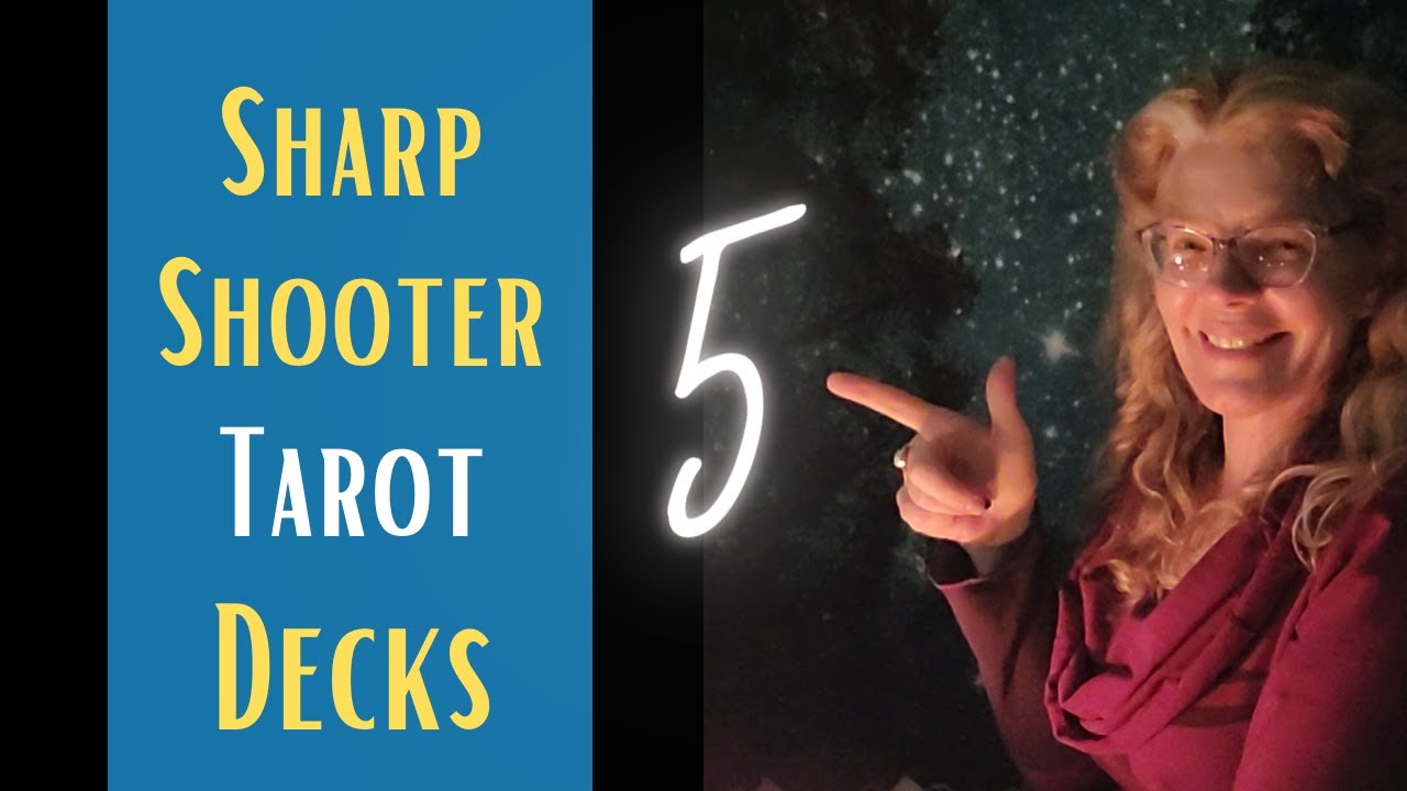 My Top 5 Straight Talking Tarot Decks | Clear, Quick Answers | VR to Mags Black #mytop5sharpshooters