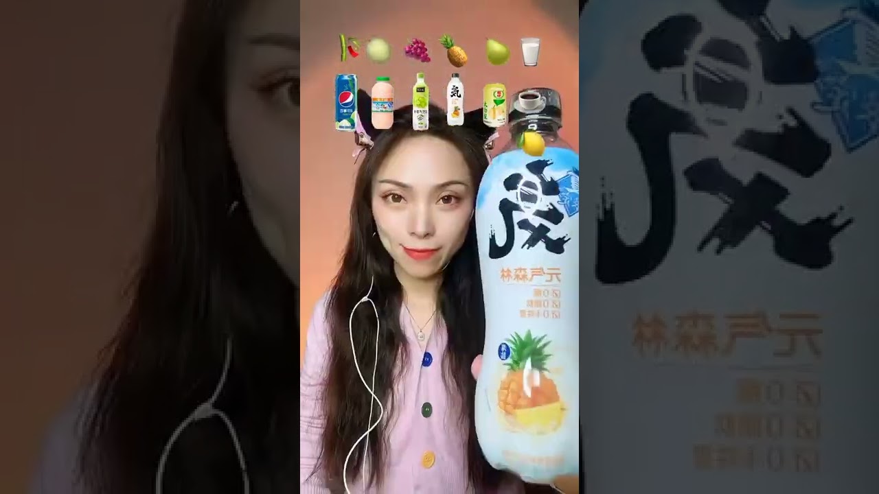 EMOJI DRINKING CHALLENGE ( 3 Litres, 7 Drinks ) | #shorts #asmr #food #challenge