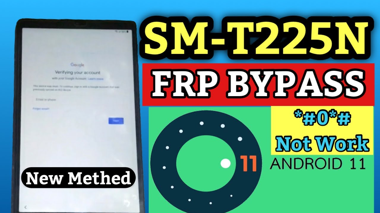 Samsung Tab A7 Lite SM T220/T225 FRP Bypass Android 11 without Pc | Bypass Google Account Tab A7 |