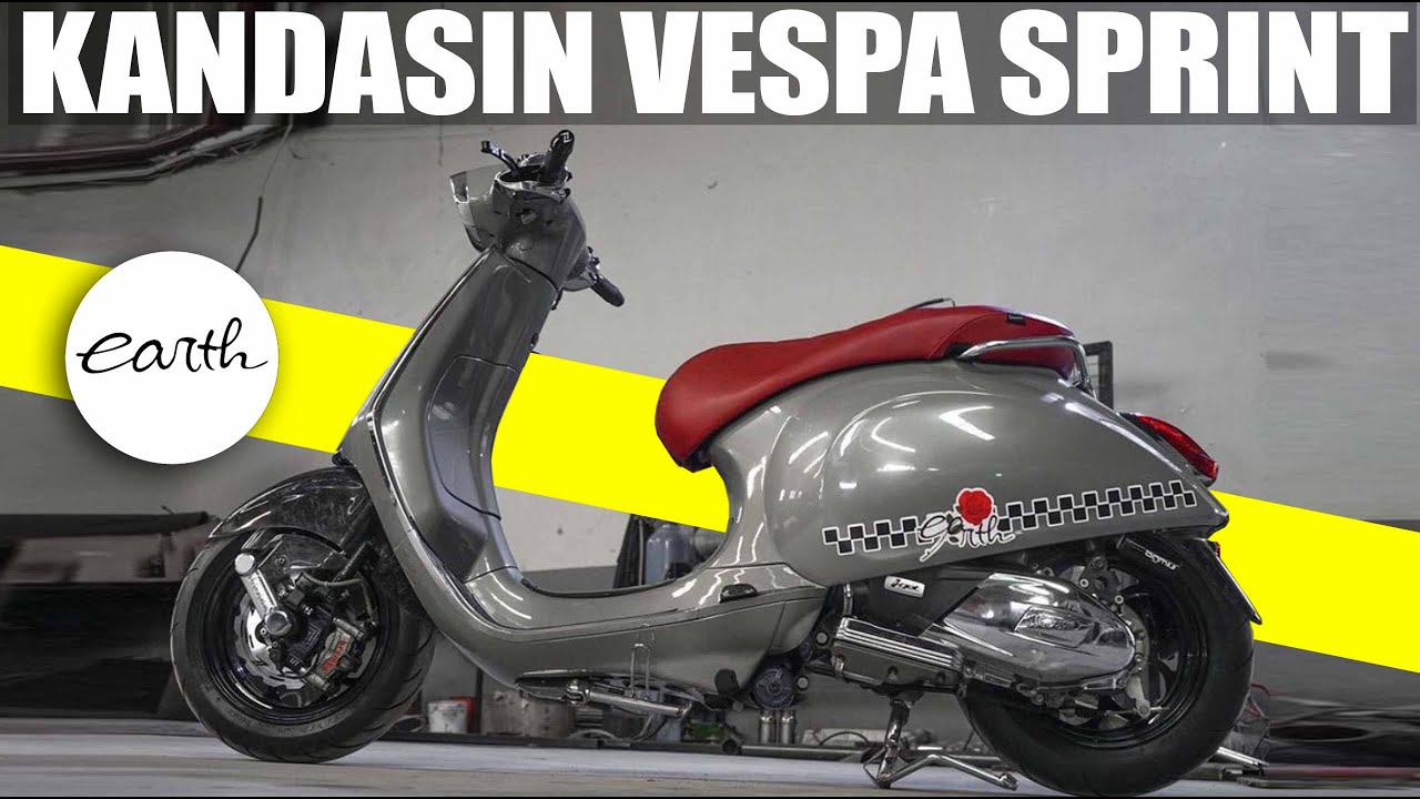 MODIFIKASI VESPA SPRINT I GET PAKAI LOWERING KIT LANGSUNG KANDAS HABIS! #MOTOVLOG