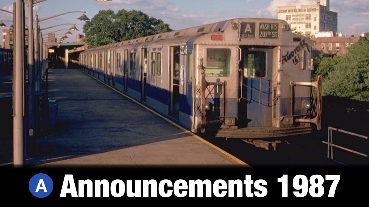 A & H Train Announcements 1987