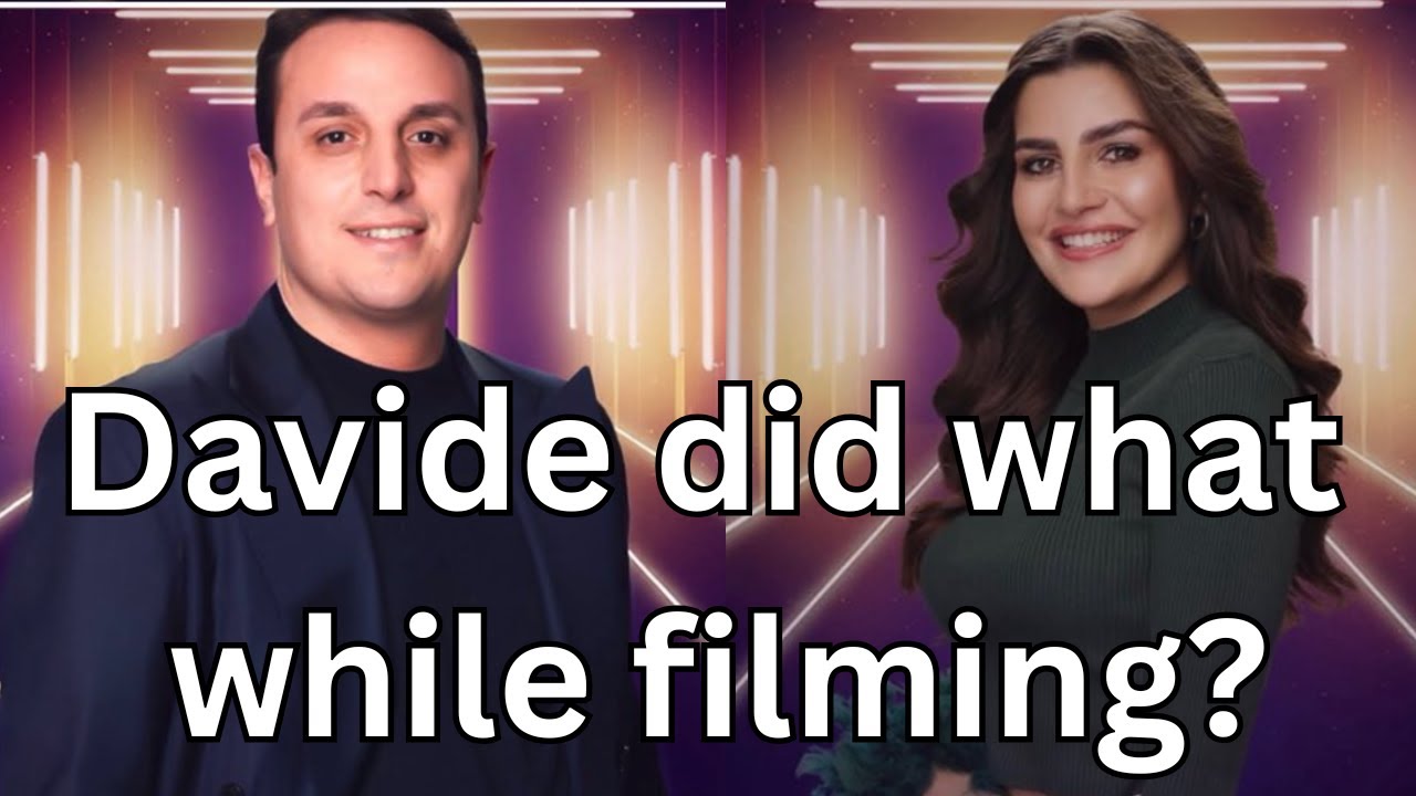 Davide did what while filming? Love is Blind Italy Reunion