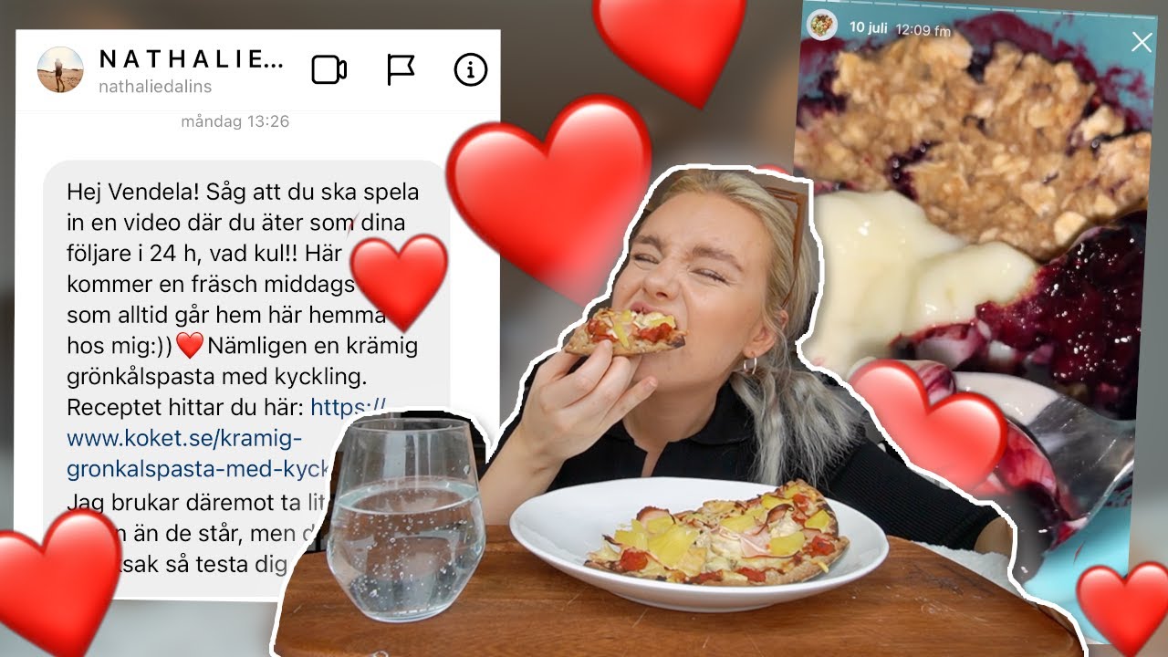 Äter som mina följare i 24h