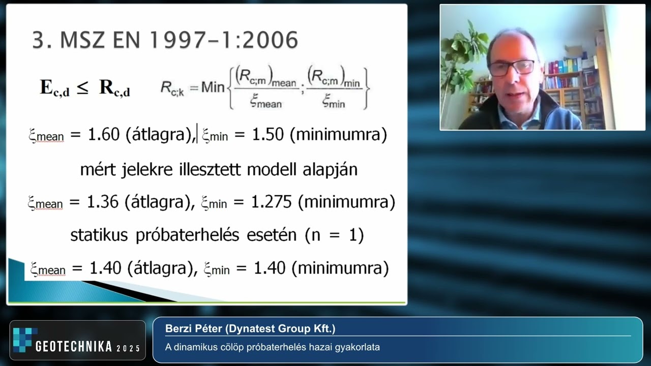 5-s számú előadás a Geotechnika 2025 konferencián