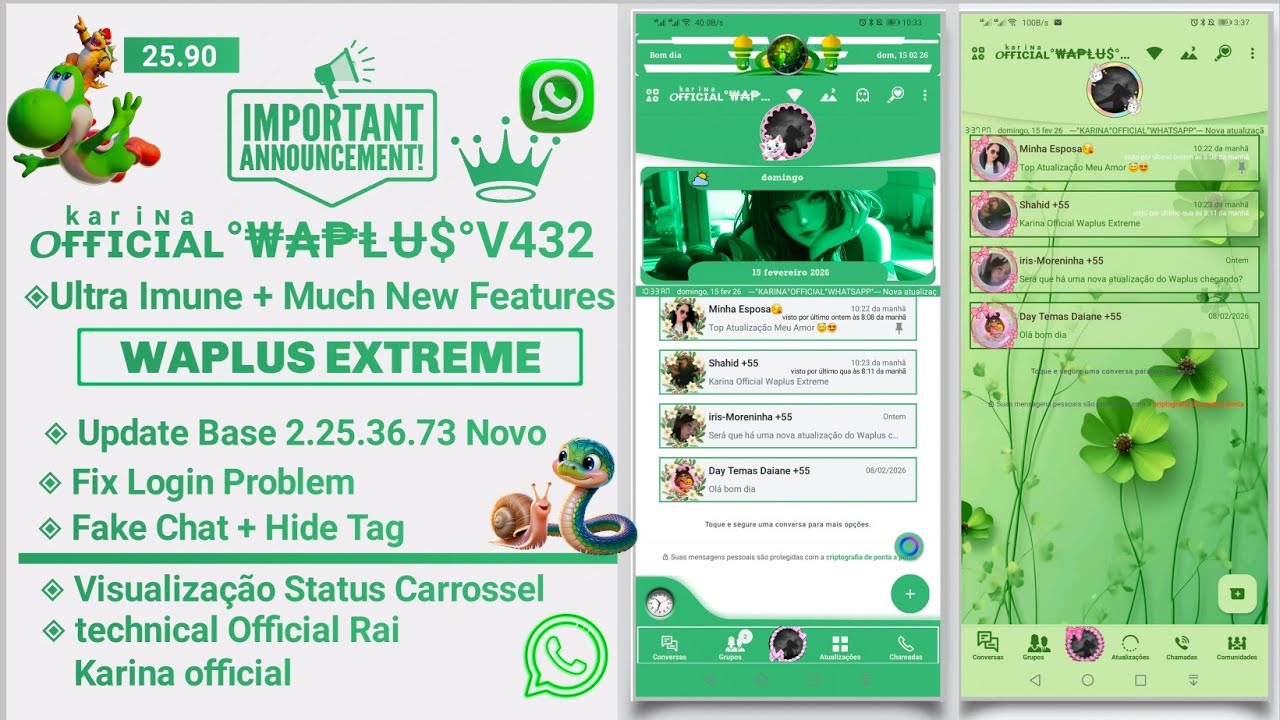 LINK DIREITO!NOVO MELHOR GB WHATSAPP WAPLUS EXTREME ARINA OFFICIAL | GBWHATSAPP 2026 | ANTIBAN NEW