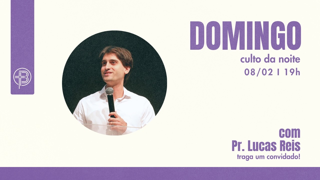 Culto da Noite 08.02.2026 - Suficiente Graça - 1 Coríntios 1:26-31 | Pr. Lucas Reis