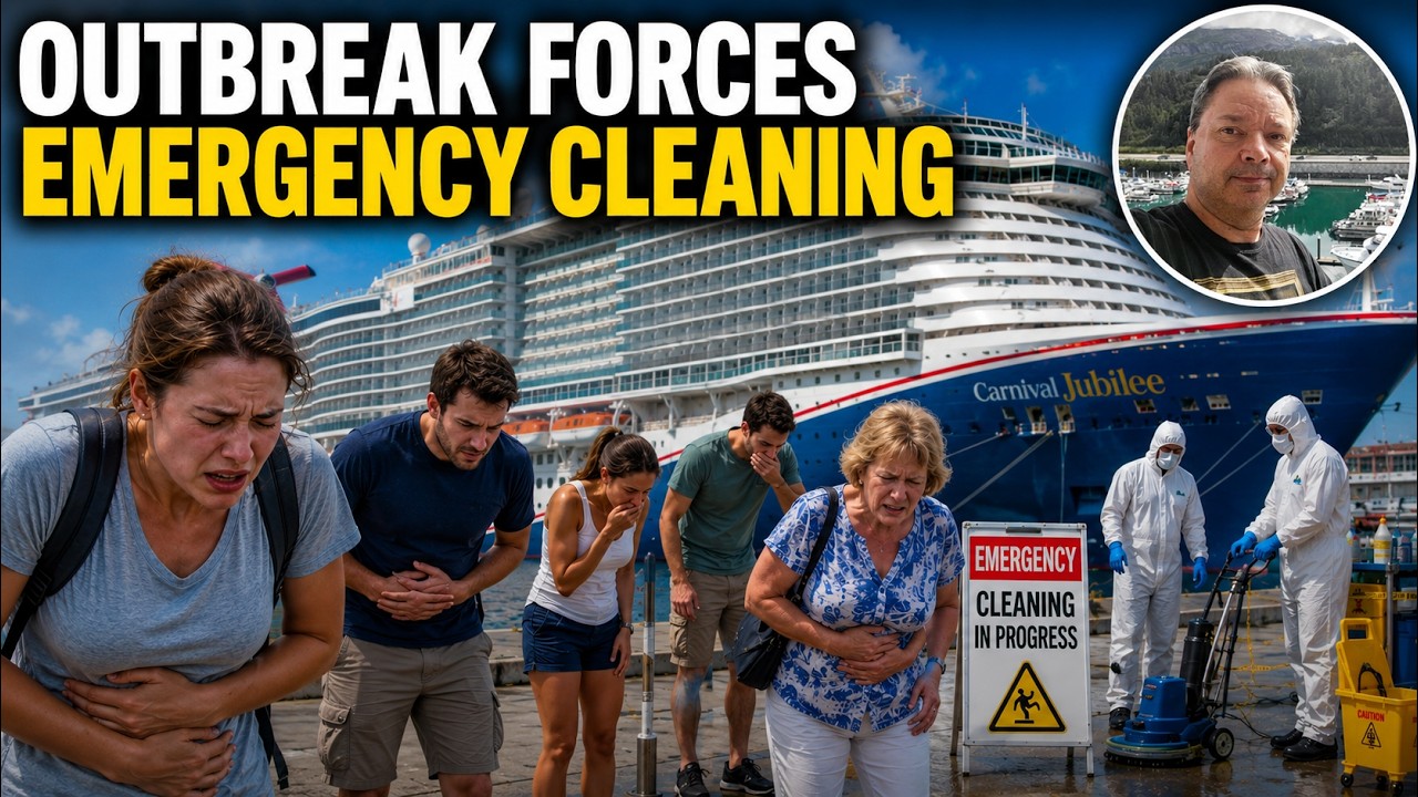 HUGE OUTBREAK FORCES EMERGENCY CLEANING OF CRUISE SHIP