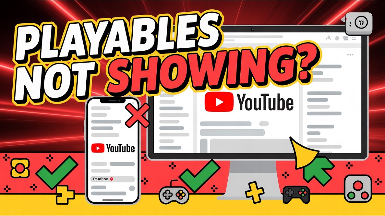 YouTube Playables Not Showing? How to Fix & Enable Games