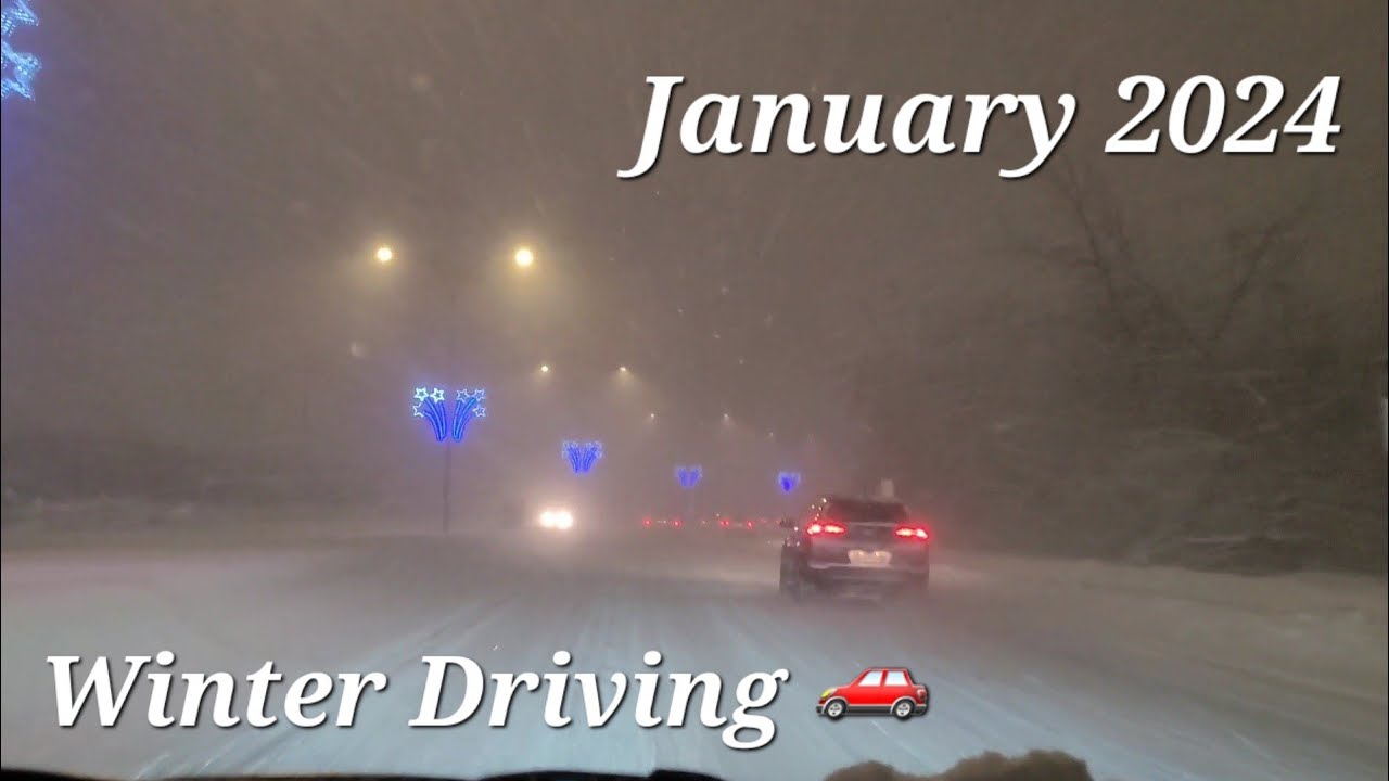 WINTER DRIVING IN MONTRÉAL QC , CANADA 🇨🇦 #driving #montreal #snow