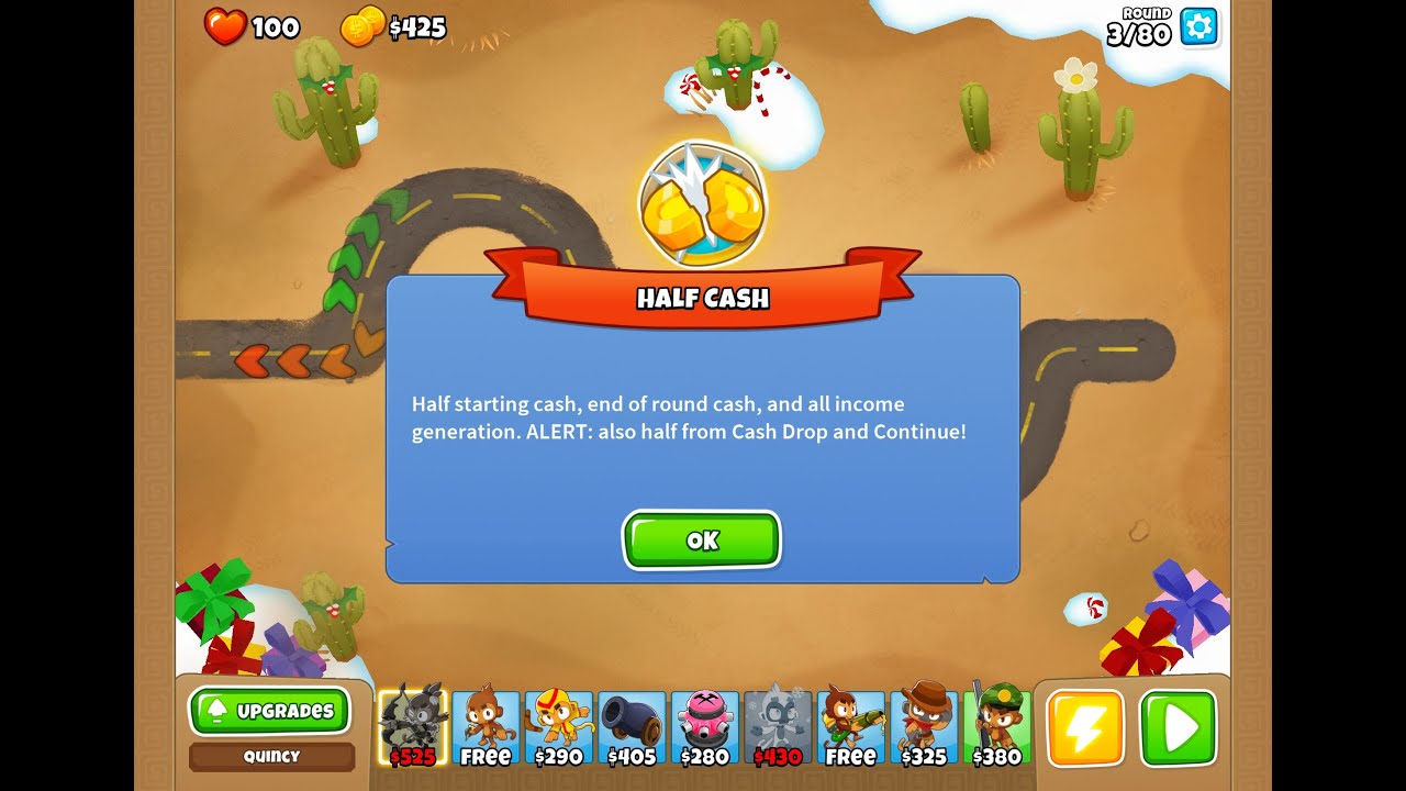 [Bloons TD 6+] End of The Road - Half Cash (No Monkey Knowledge, Primary Only) 