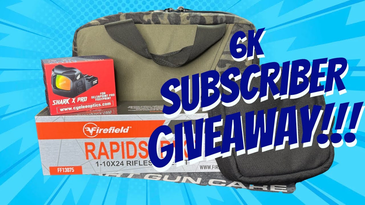 This is it!!! 6K Subscriber GIVEAWAY