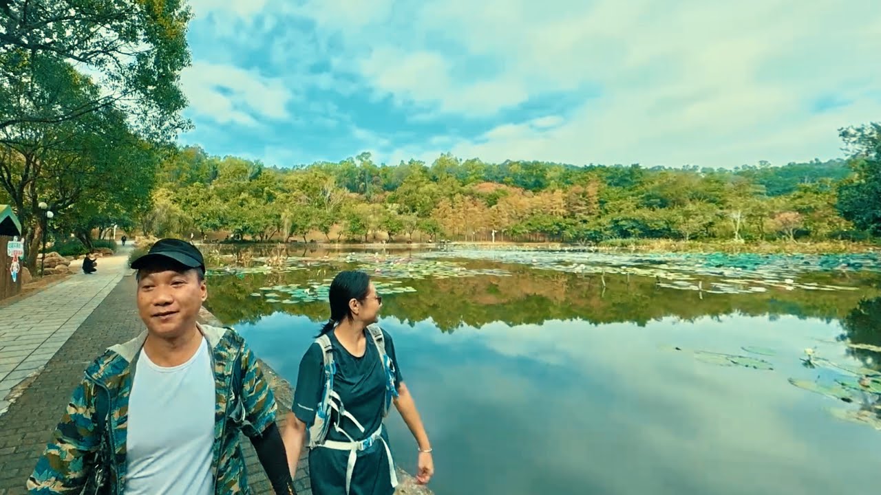 【手機影像遊記】深圳五園連通篇～北上行山兩日，休閒遊走5園，從容登頂5山，起點少年宮地鐵站，終點下梅林地鐵站，全程共21公里，總爬升900米 (粵語旁白/CC字幕)［4K］