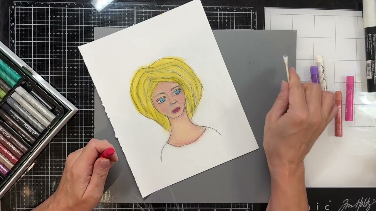 Oil Pastel Ladies